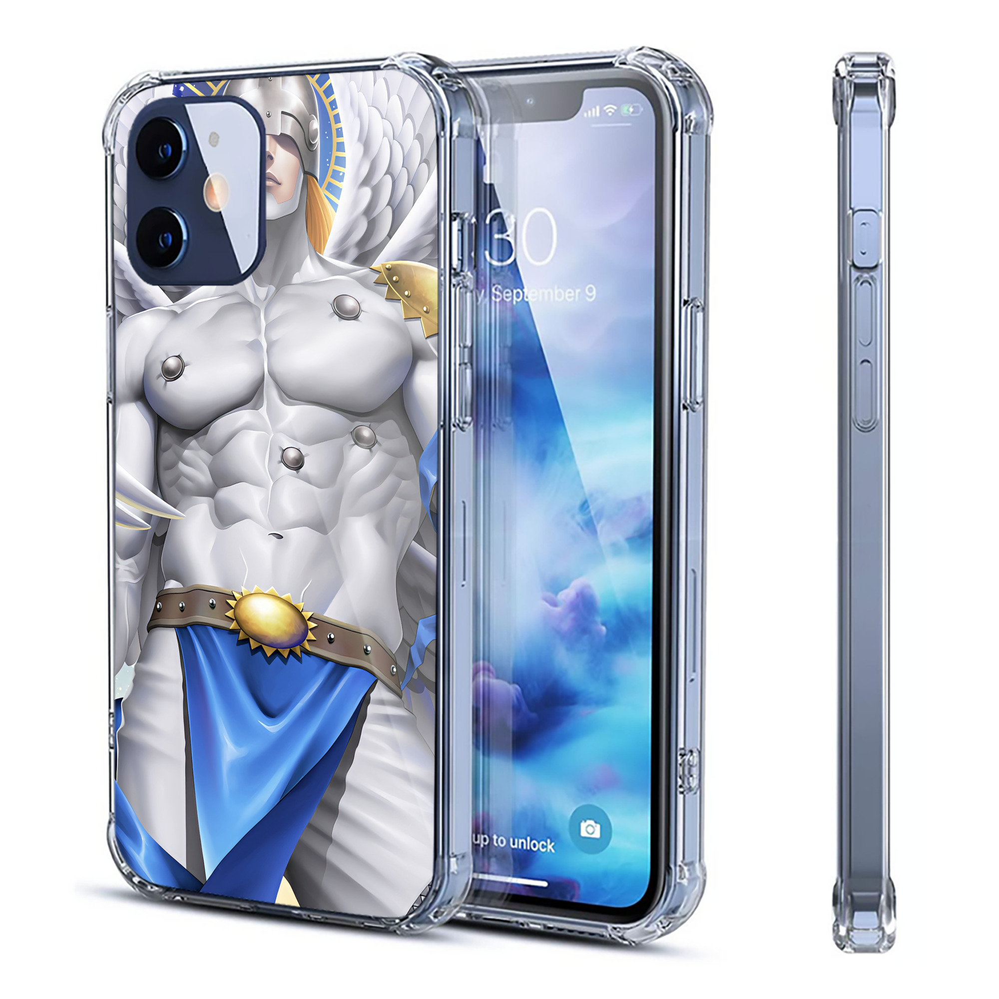 （画像用） Digimon デジタルモンスター/デジモン 【iPhone 12シリーズ対応】透明スマホケース（クリアソフトケース）